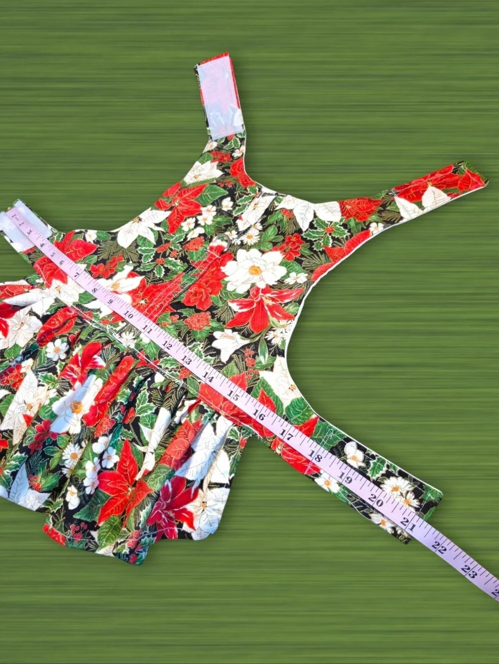 COZYPETZ Christmas Poinsettia Floral Dog Dress